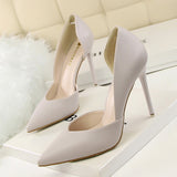 Women Pumps Fashion High Heels Shoes Black Pink Yellow Shoes Women Bridal Wedding Shoes Ladies